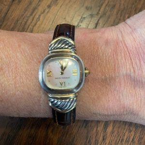 Yurman watch- 14kt & 925